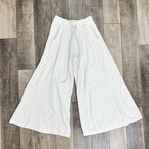 FP Movement by Free People Wide-Leg Cream Pants